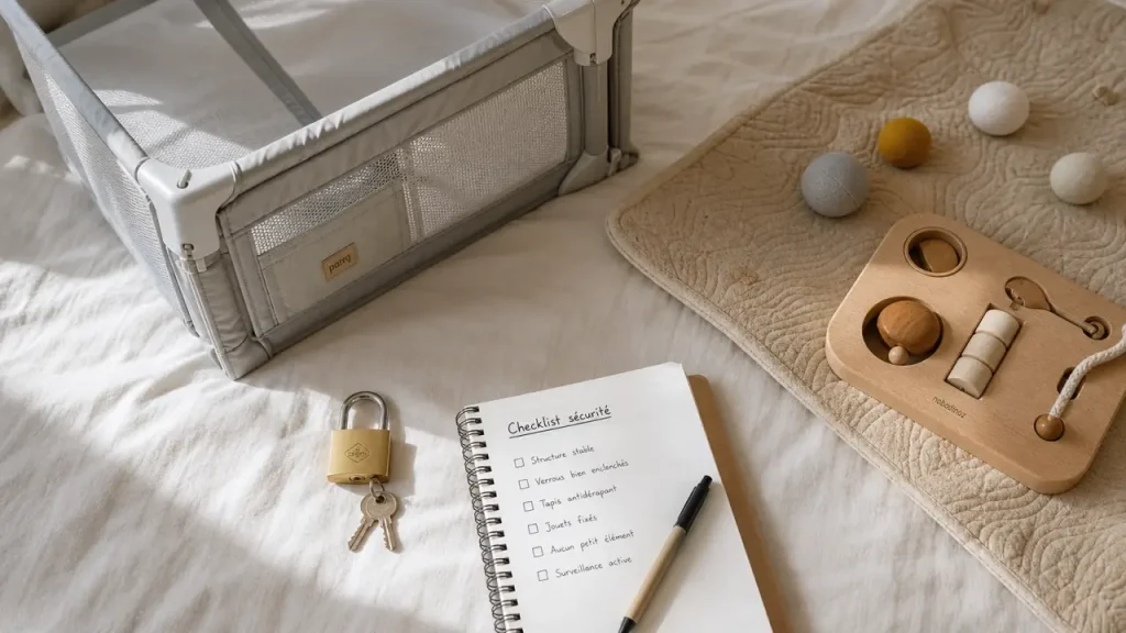 Aire de jeux bébé : sécurité, âge et formats à comparer avant d’acheter