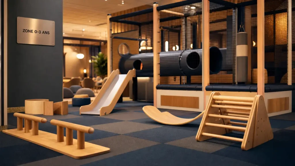 Sortie familiale ou projet sur mesure : les critères qui changent tout pour une aire de jeu intérieur