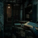 Le cachot escape game montpellier : cadenas sur coffre et grille de fer en sous-sol