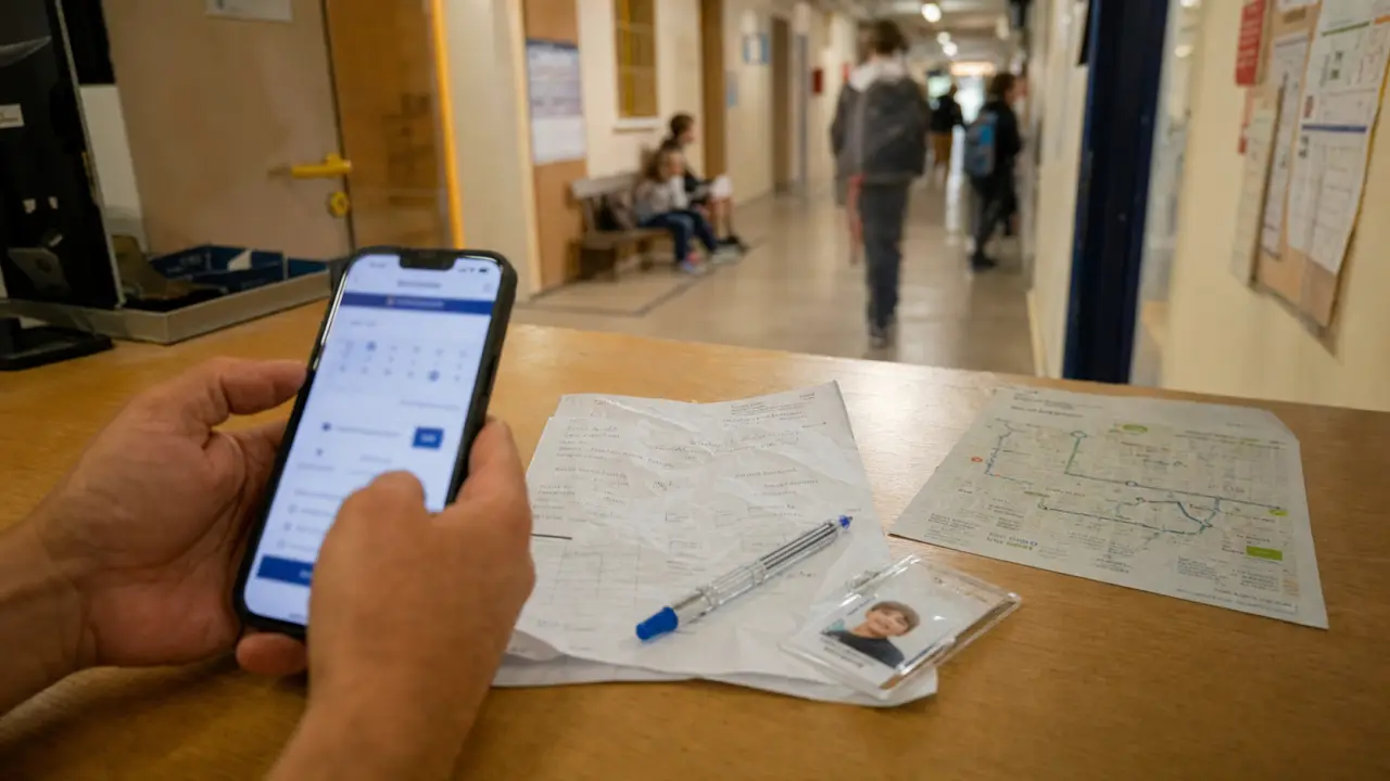 montpellier centre de loisirs : parent réserve un créneau en ligne depuis un smartphone