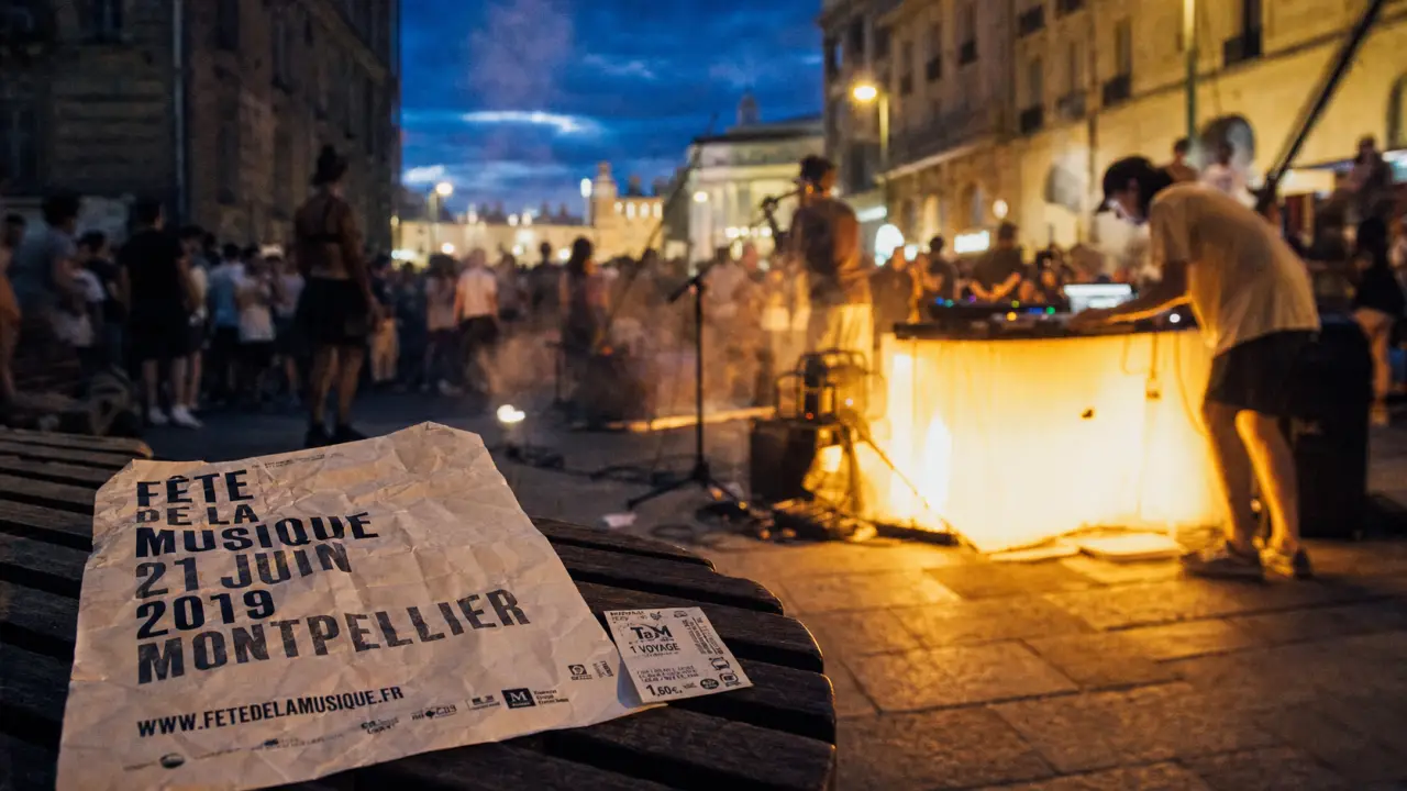 Fête de la musique Montpellier au 21 juin : scène, foule et musique en plein air