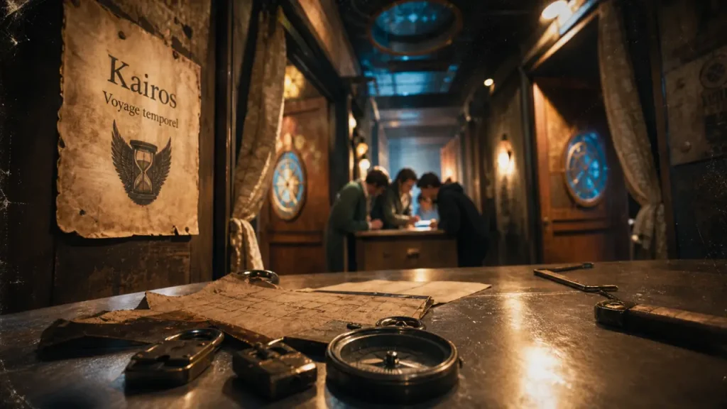 Kairos Escape Game à Paris : missions temporelles, tarifs par joueur et formats événementiels