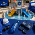playciti Puget-sur-Argens : entrée parc aquatique familial, jeux d’eau