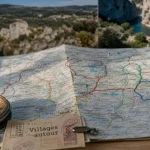 Village autour de Montpellier carte : distances et directions