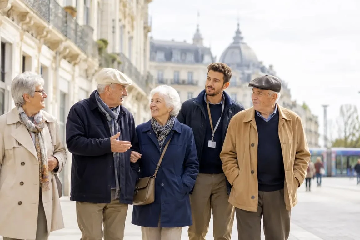 Âge d'or Montpellier sorties : seniors participant à une activité collective municipale à Montpellier