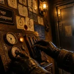 Prizoners Montpellier escape game en réalité virtuelle, console et serrure d’évasion.