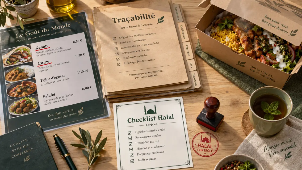 Restaurants halal Montpellier : certification halal visible