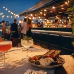 Restaurants originaux Montpellier : table et rooftop festif au restaurant