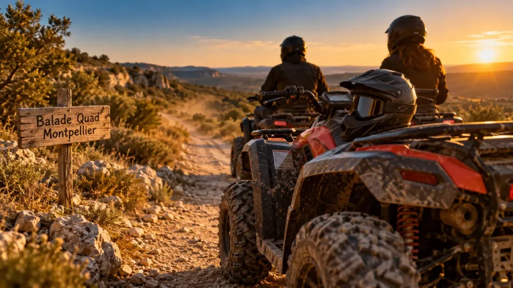Balade quad Montpellier : garrigue, Salagou ou Camargue, quel décor choisir ?