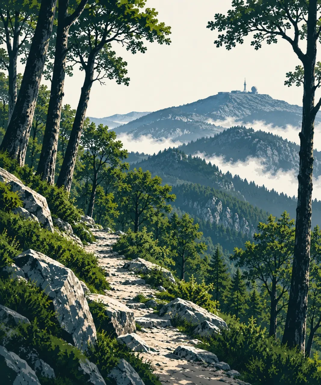 Balade dans le Gard dans les Cévennes vers le mont Aigoual