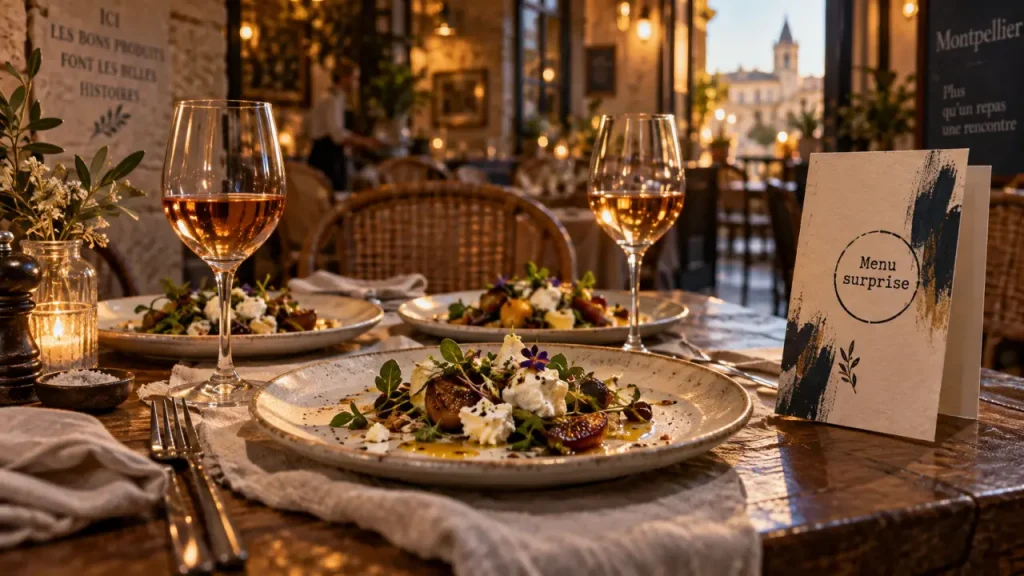 Le Jardin des Sens, Céna, Terminal #1 : la carte des bonnes tables à Montpellier