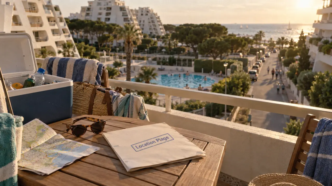 Location vacances La Grande-Motte, balcon proche plage